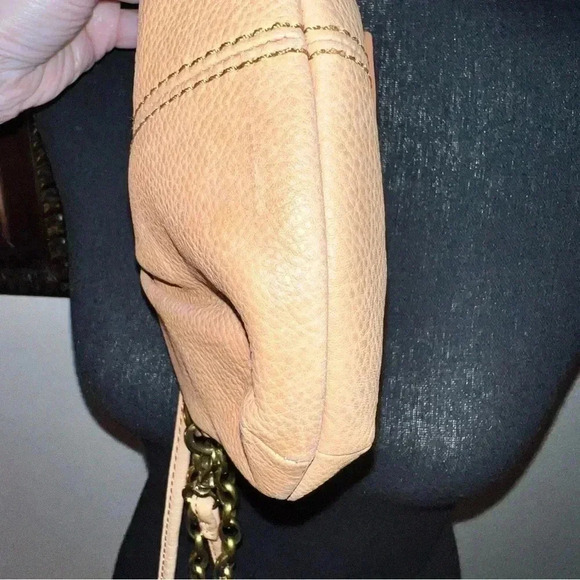 FOSSIL Women’s MINI BAG CROSSBODY PURSE IN NATURAL LEATHER COLOR Hand Bag - Picture 6 of 16